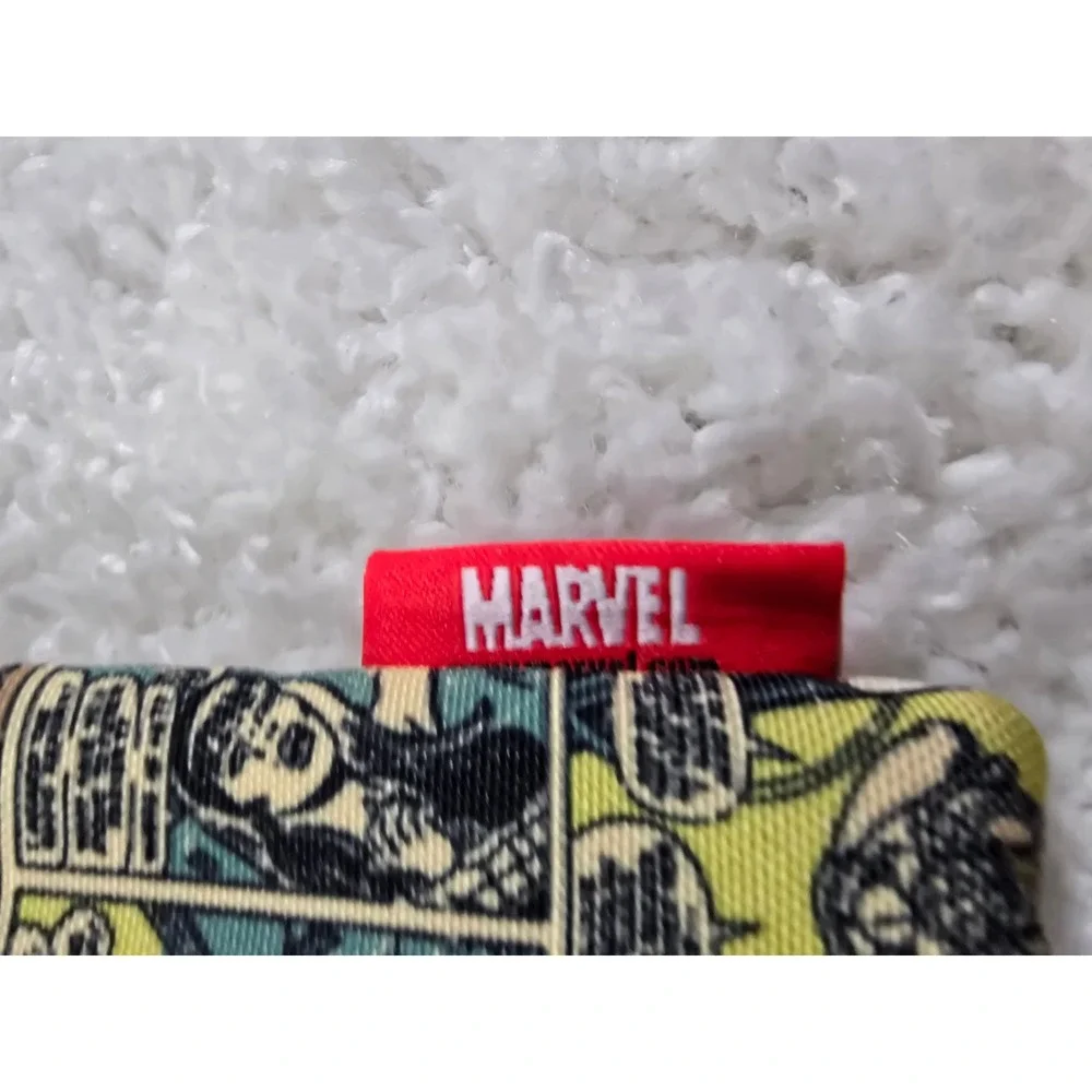 Marvel Spider-Man Comic Panel Canvas Zipper Pouch Universal Studios Japan New